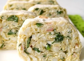 Рулеты из лаваша с сыром и яйцомы с фото